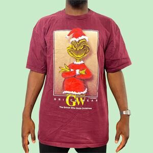 vintage 90s Dr Seuss How the Grinch Stole Christmas tee xl